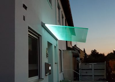 Vordächer und Dächer Glaserei Grimm Hilpoltstein
